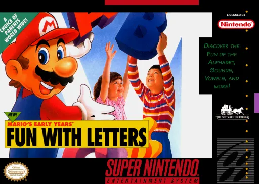 Mario’s Early Years: Fun with Letters